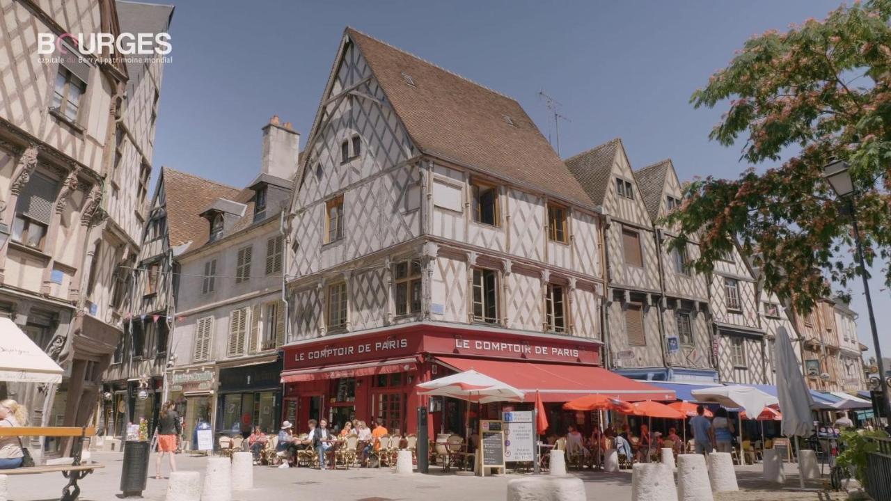 L'Annexe D'Auron, Charmant F2 Au Coeur De บัวร์ ภายนอก รูปภาพ